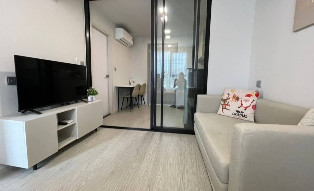 For RentCondoOnnut, Udomsuk : Condo for rent Atmoz Oasis Onnut (On Nut) near MRT Yellow Line Si Nut Station, only 450 meters 💰 Rental price: 9,500 baht/month