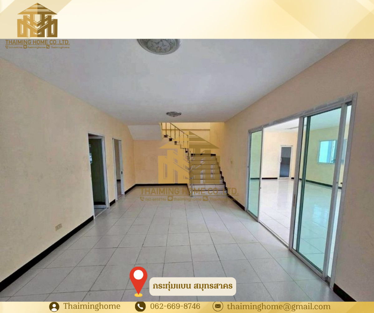 For RentWarehouseMahachai Samut Sakhon : For rent Home Factory /Factory with house 1 rai, Krathum Baen area, Om Noi, Samut Sakhon Province (TW8-12326)