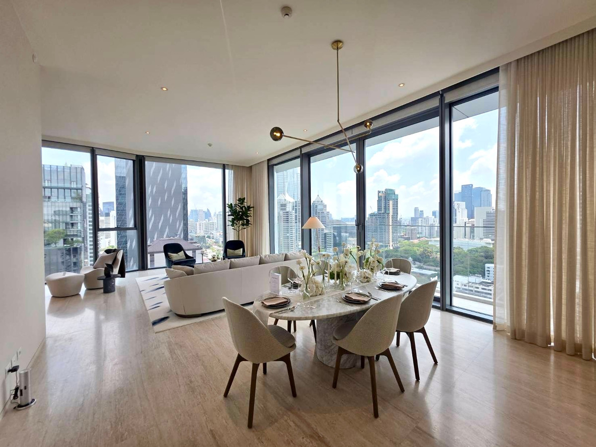 For SaleCondoWitthayu, Chidlom, Langsuan, Ploenchit : Scope Langsuan: 2bed 2.5bath 161.65sqm. 105,000,000 Brandnew, Fully Furnished, Embassy view Am: 0656199198