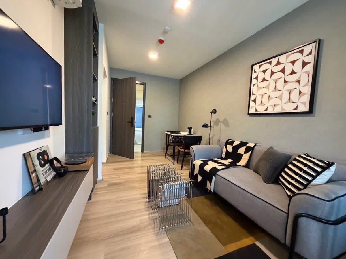 For RentCondoKasetsart, Ratchayothin : Big room 28.85 sq m, new, beautifully decorated, ready to move in ⭐For rent Chapter One More Kaset (Chapter One More Kaset)