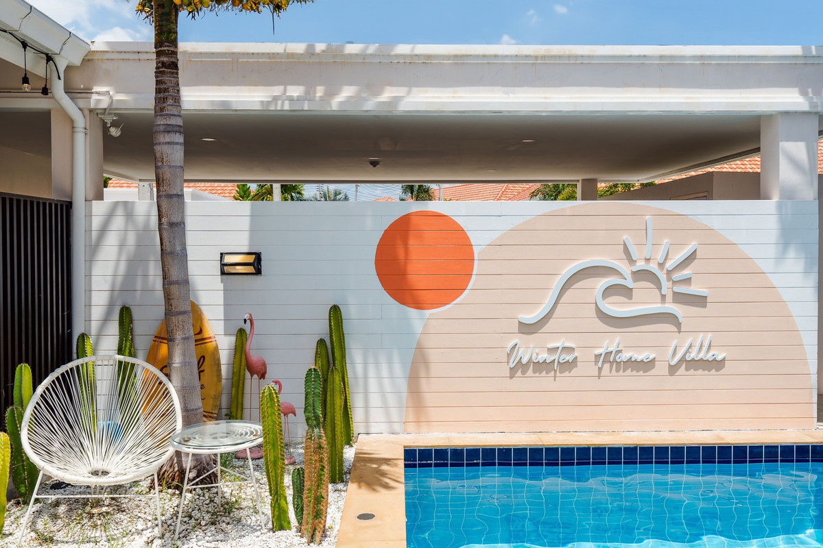 For SaleHuahin, Prachuap Khiri Khan, Pran Buri : Pool villa for sale, 3 bedrooms, 2 bathrooms, Winter Home Villa Huahin | Ready to rent immediately. No need to buy more.