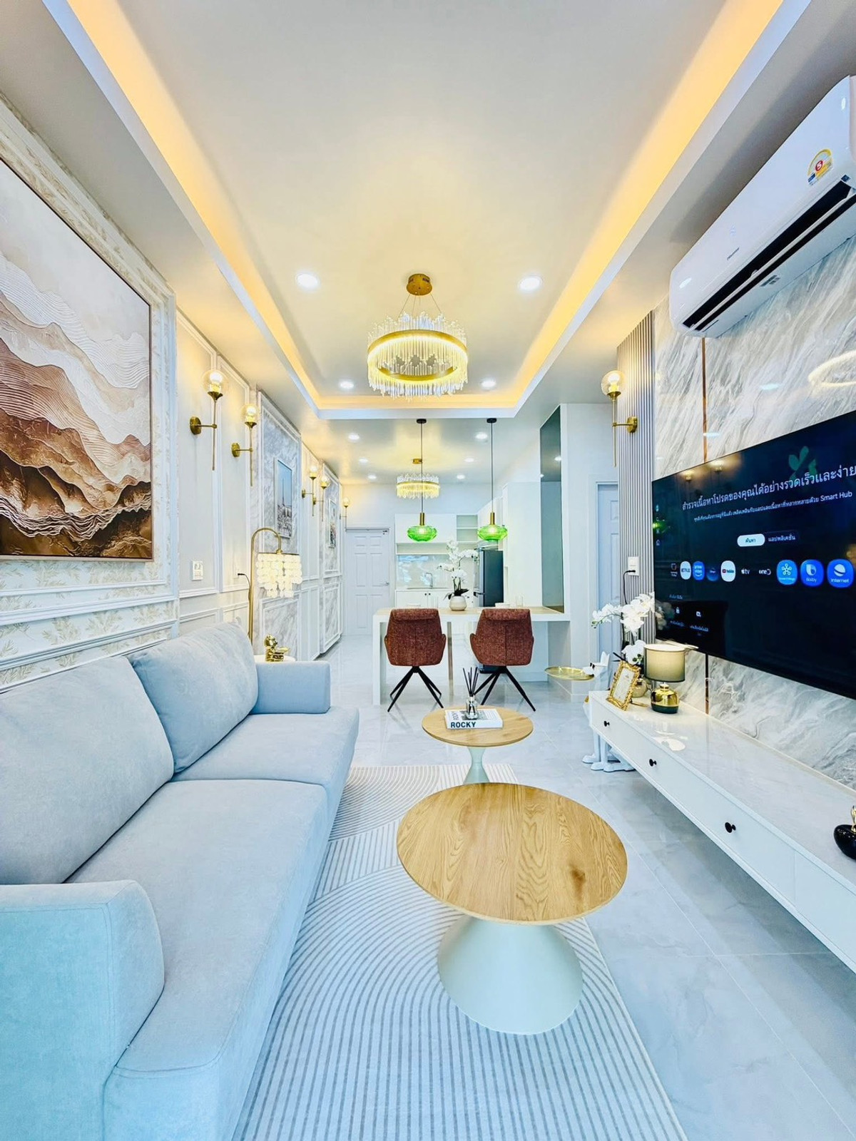 For SaleTownhomePattaya, Bangsaen, Chonburi : Townhouse Park Rungrueang / 2 Bedrooms (FOR SALE) AM104