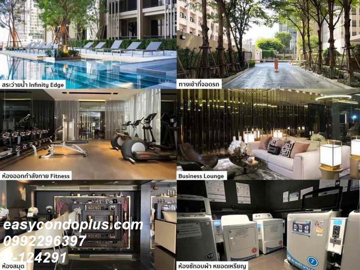 For RentCondoWongwianyai, Charoennakor : P-124291 Stunning 1 Bed at 98 Wireless Near BTS Wongwian Yai, 16,000 THB | Line Id: @easycondoplus | 099-229-6397