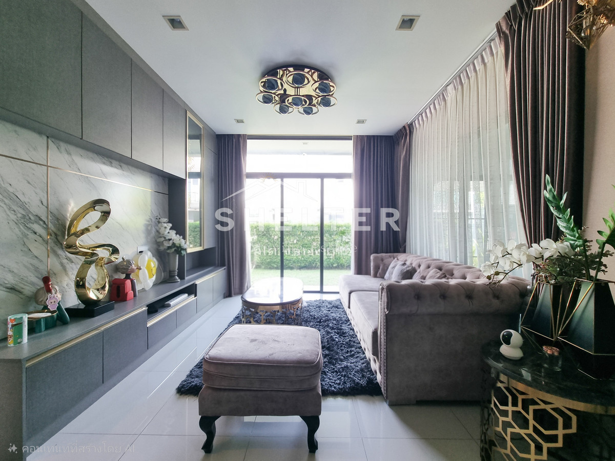 For SaleHouseSeri Thai, Ramkhamhaeng Nida : 2-story detached house, Seri Thai - Ramindra area, near Fashion Island.