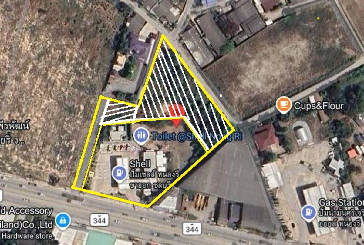 ขายที่ดินพัทยา บางแสน ชลบุรี สัตหีบ : ขายที่ดินเปล่า ทำเลดี ติดถนนใหญ่ HW344 จ.ชลบุรี