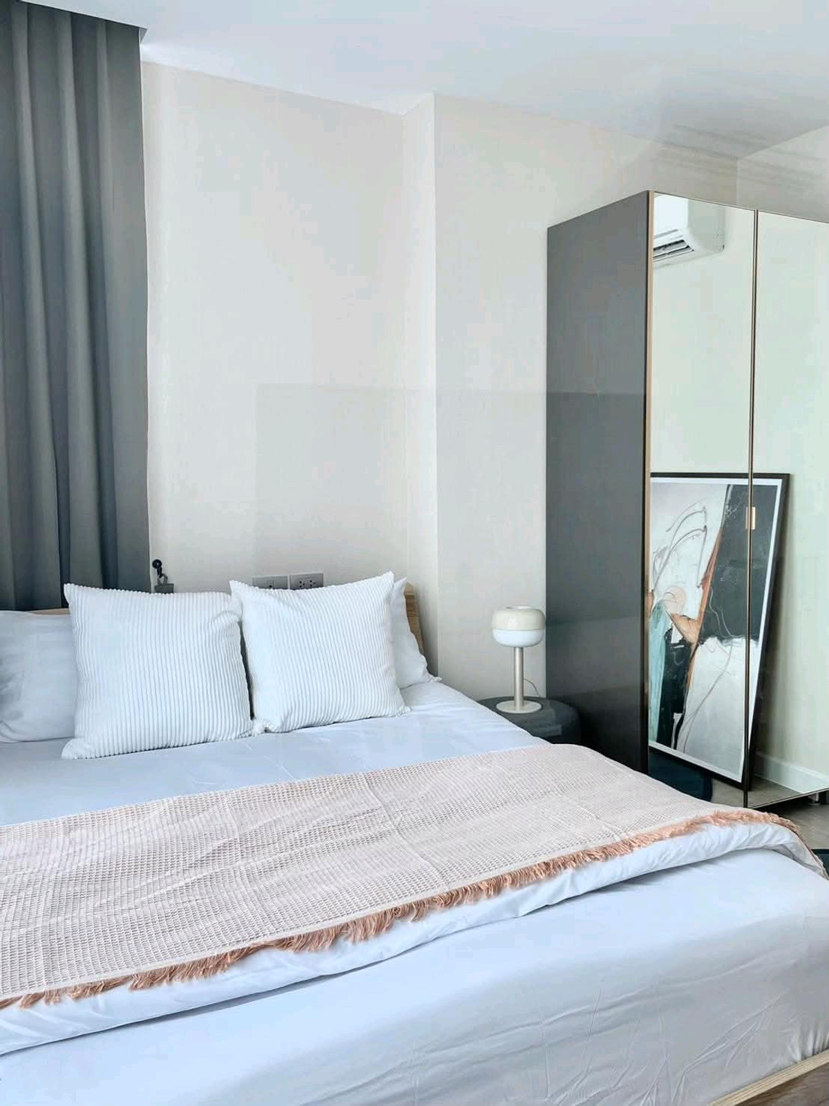 For RentCondoOnnut, Udomsuk : 🚩For Rent : The Sky sukhumvit / Available April 16,26 / 35 Sqm. / Fully Furnished