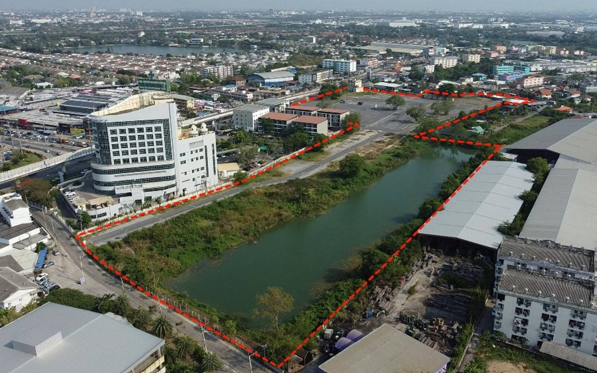 ขายที่ดินปทุมธานี รังสิต ธรรมศาสตร์ : ที่ดินแปลงใหญ่ติดถนนติวานนท์ เมืองปทุมธานี 