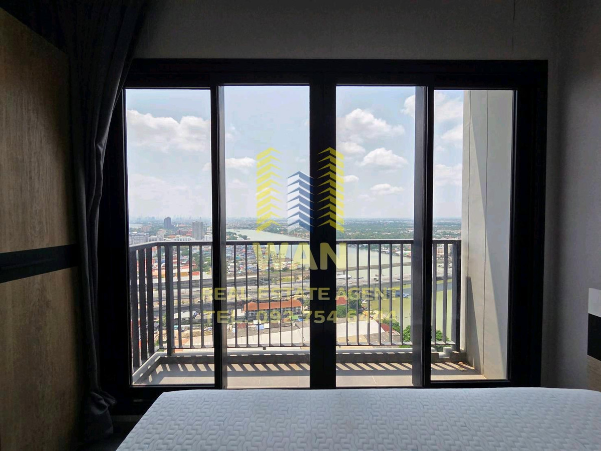 ให้เช่าคอนโดรัตนาธิเบศร์ สนามบินน้ำ พระนั่งเกล้า : ให้เช่าคอนโด Politan rive ชั้น 33 วิวแม่น้ำตกแต่งสวยครบพร้อมอยู่