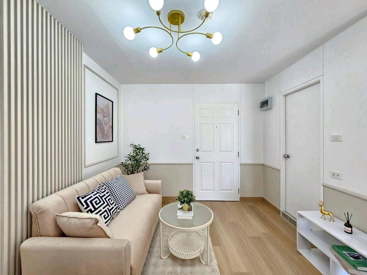 ขายคอนโดรามคำแหง หัวหมาก : ขายห้องสวยมินิมอล 1 นอน 28 ตรม. B4 ชั้น 7