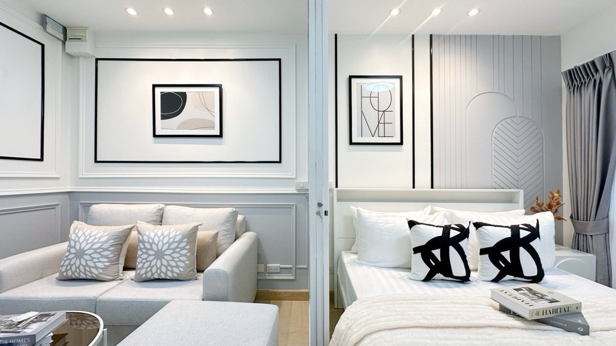 ขายคอนโดลาดพร้าว101 แฮปปี้แลนด์ : ✨💦 อากาศที่ว่าร้อน ยังเดือดสู้ห้องนี้ไม่ได้เลย ห้องสวย เฟอร์ครบ ใกล้แหล่งกิน แหล่งงาน ครบ จบ ที่เดียว | พลัมคอนโด ลาดพร้าว101