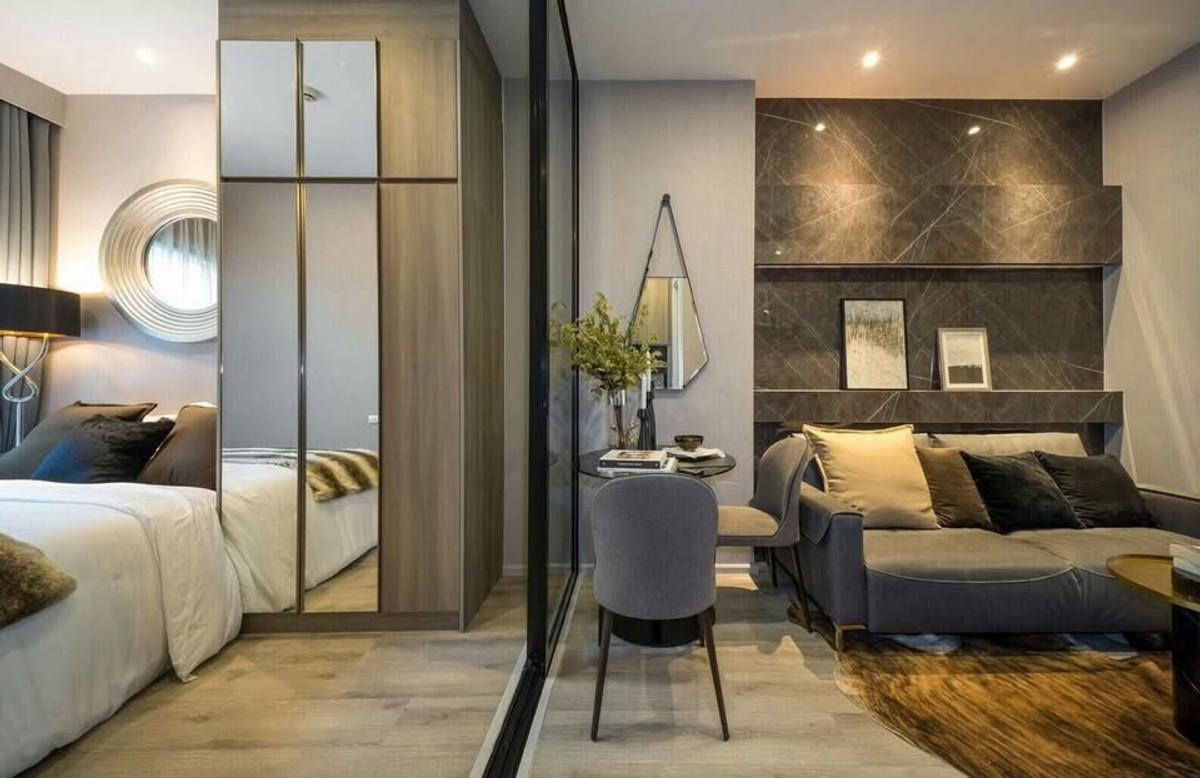 ให้เช่าคอนโดอ่อนนุช อุดมสุข : 👉 ✨ 18,000! KnightsBridge Prime Onnut ชั้น 24 วิวแม่น้ำ เพดานสูง 3 เมตร