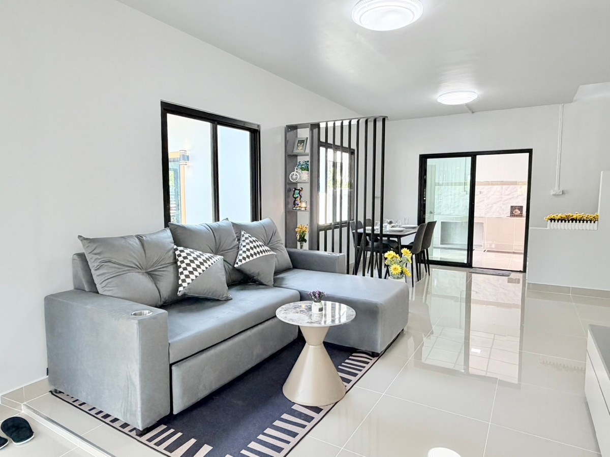 ขายนนทบุรี บางใหญ่ บางบัวทอง : ขายบ้านแฝด พฤกษา 14A หลังมุมติดสวน 53.3 ตร.ว. 5 นอน ครัวกว้าง ฟรีโอน