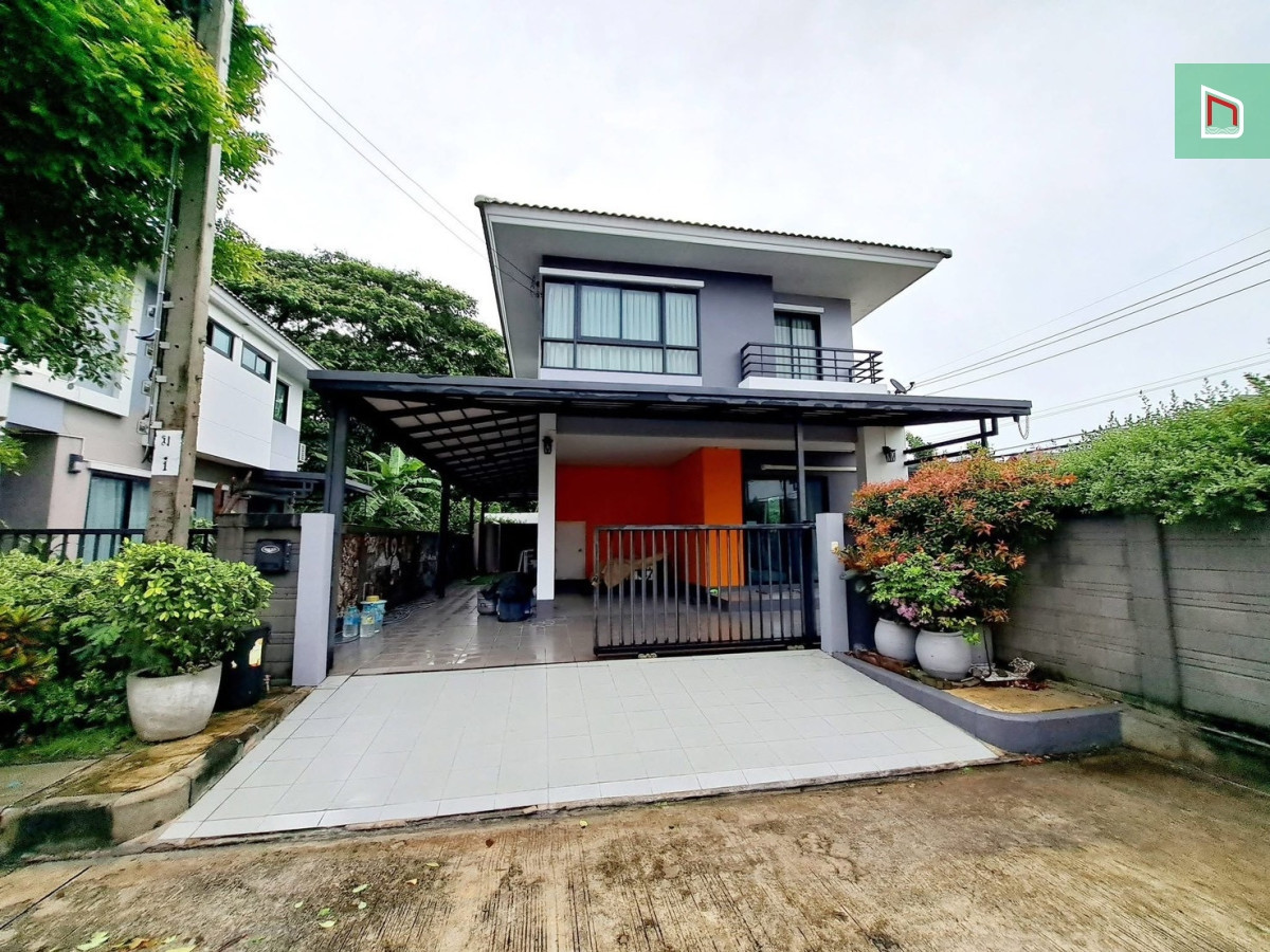 ขายบ้านเลียบทางด่วนรามอินทรา : ขายบ้านเดี่ยว มายโฮม อเวนิว รามอินทรา-จตุโชติ 55 ตร.ว. 4.39 ล้าน! 3 นอน 3 น้ำ ต่อเติมครัวแล้ว แถมแอร์ 3 เครื่อง+เครื่องซักผ้า มุ้งลวดครบ ใกล้ทางด่วนจตุโชติ 