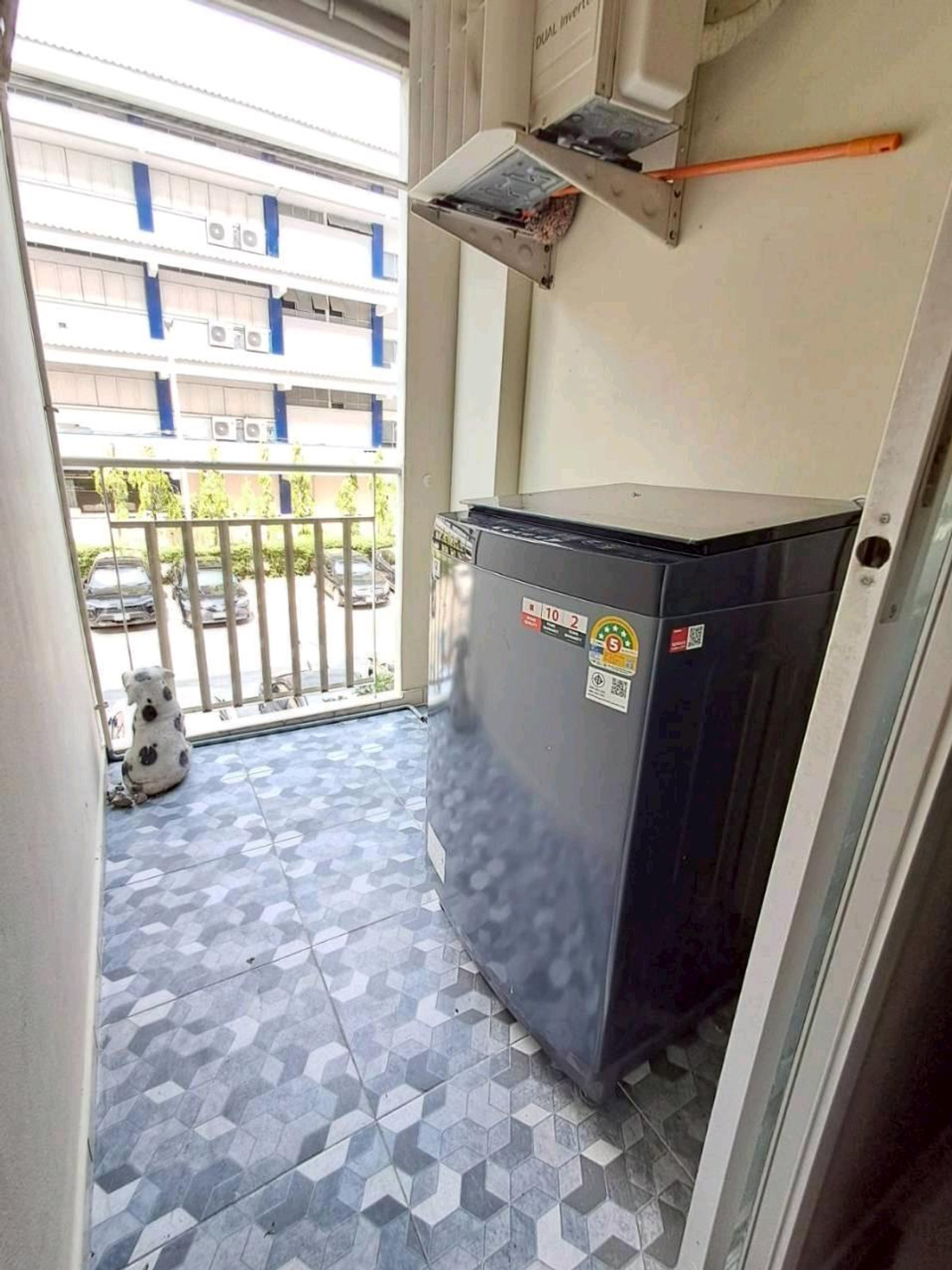 ให้เช่าคอนโดรามคำแหง หัวหมาก : ให้เช่า ห้องพร้อมอยู่ D1 ชั้น 2 เครื่องซักผ้าส่วนตัว