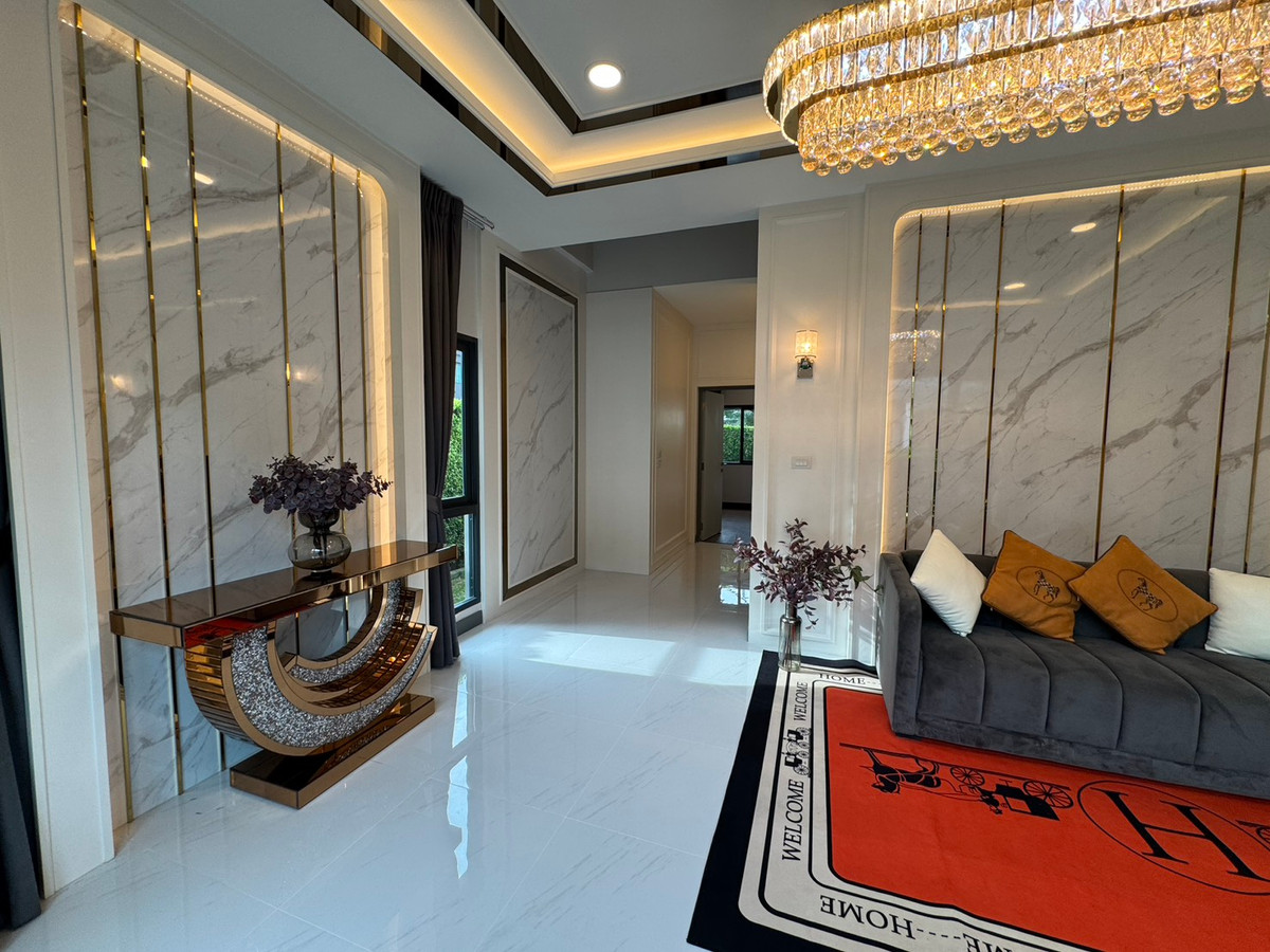 For RentHouseBangna, Bearing, Lasalle : S04-0109 Luxury Single House for Rent or Sale: THE CITY BANGNA