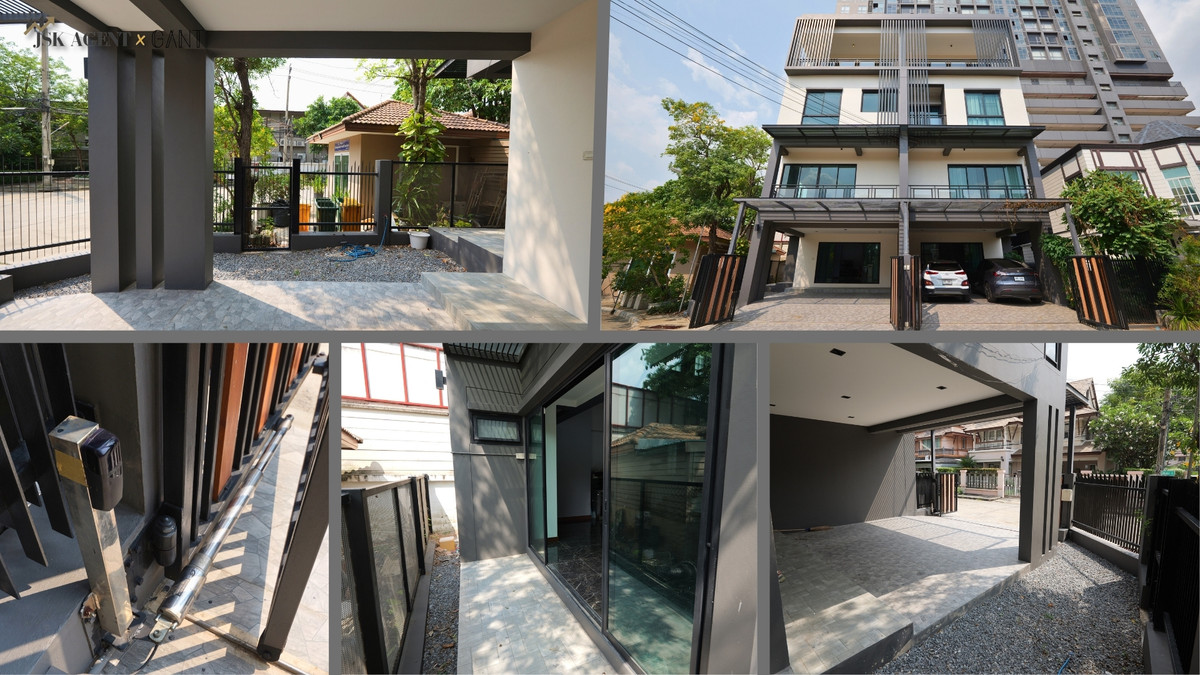 For SaleHome OfficeNonthaburi, Bang Yai, Bangbuathong : 3.5-Story Home Office in Narathip Village, near MRT Saimai Station (Gant-351)