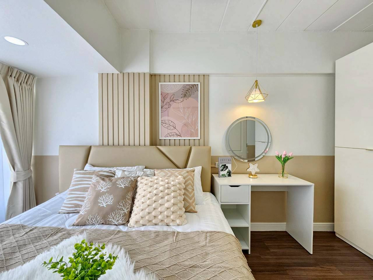 For SaleCondoChokchai 4, Ladprao 71, Ladprao 48, : Good location, near Big C Lat Phrao Very beautifully decorated, 1 bedroom, price 1.49 million, make an appointment to see the room 0925141987