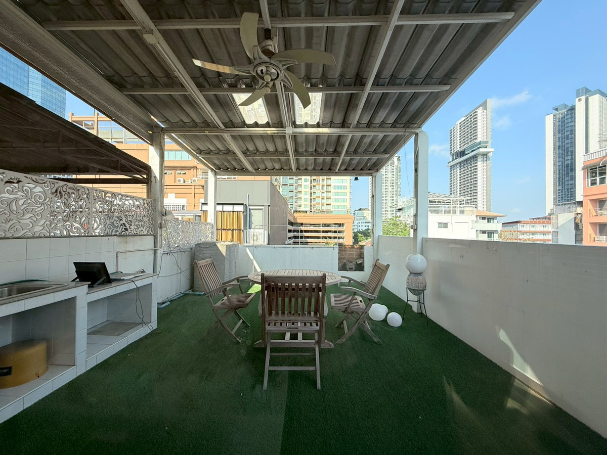 For RentTownhomeSathorn, Narathiwat : 🏡✨ Townhouse for rent, Sathorn Soi 9, cute style with rooftop terrace to sit and chill ✨🏡