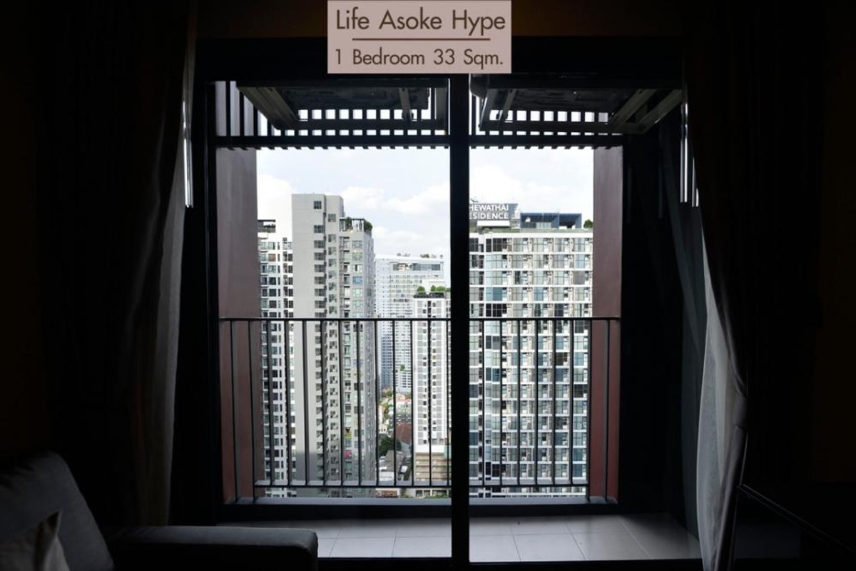 ให้เช่าคอนโดพระราม 9 เพชรบุรีตัดใหม่ RCA : ให้เช่า Life Asoke Hype ราคา 25,000 บาท [MPr260318]