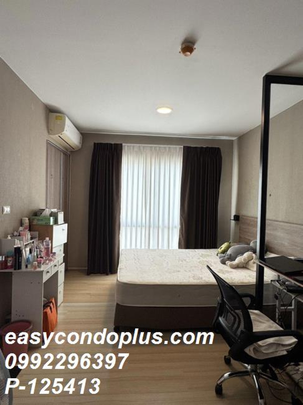 For RentCondoSamut Prakan,Samrong : P-125413 Condo for rent! Studio 26 sq m. @ Lesto Sukhumvit 113 - good price 8,000 baht Line Id: @easycondoplus 099-229-6397