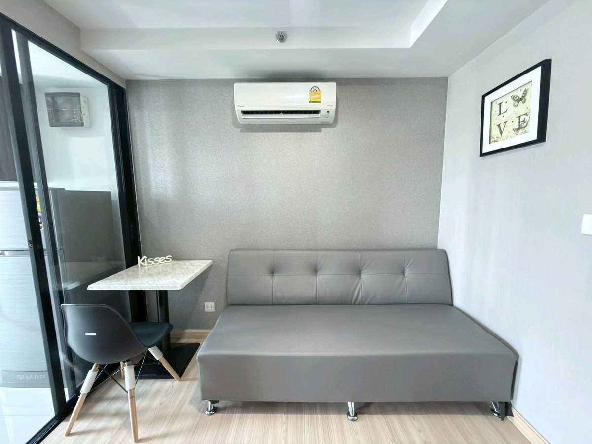 For RentCondoVipawadee, Don Mueang, Lak Si : 📣 Condo for rent Knightsbridge Sky City Saphan Mai 🏢 next to BTS Sai Yut 0 M. Corner room next to fire escape stairs, special plan with complete furniture and electrical appliances, only 11,000/month ‼️