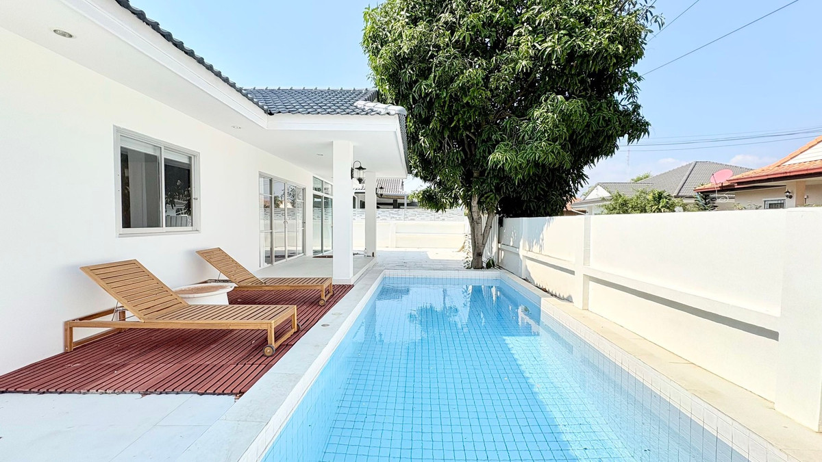 ขายพัทยา บางแสน ชลบุรี สัตหีบ : Pool villa for sale Pattaya tropical village phase 1 