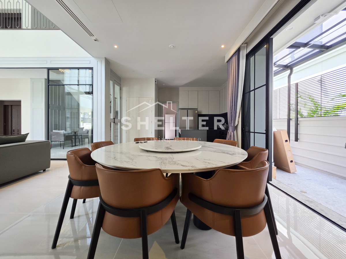 For RentHousePattanakan, Srinakarin : Single house ready for rent, Super Luxury, near Brighton International School | Wellington