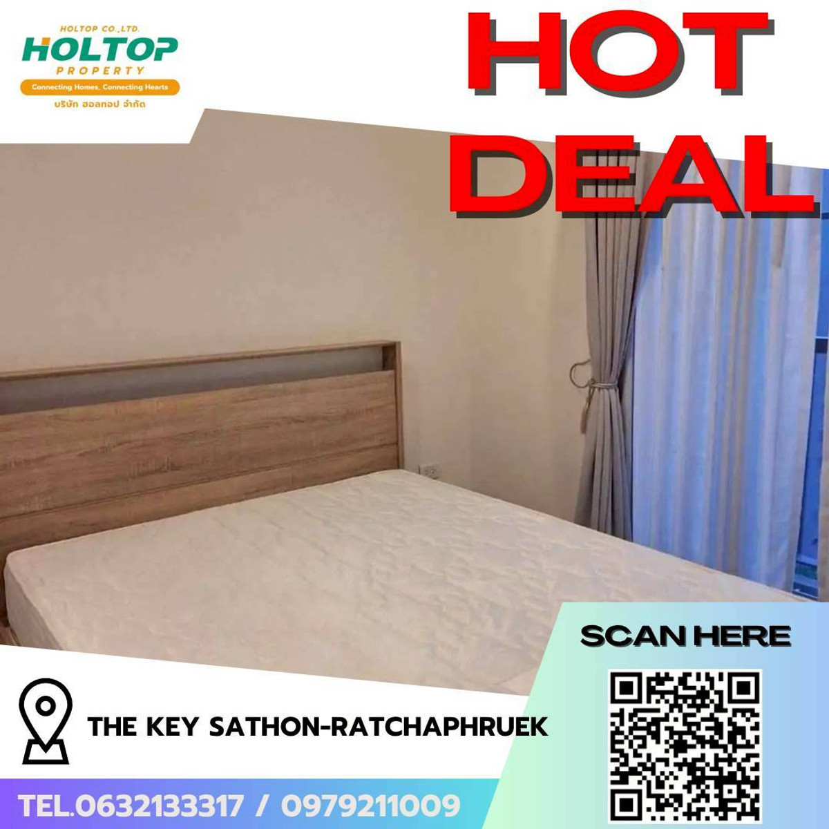 ให้เช่าคอนโดท่าพระ ตลาดพลู วุฒากาศ : #L252🎉 40469 คอนโดให้เช่า  เดอะ คีย์ สาทร-ราชพฤกษ์