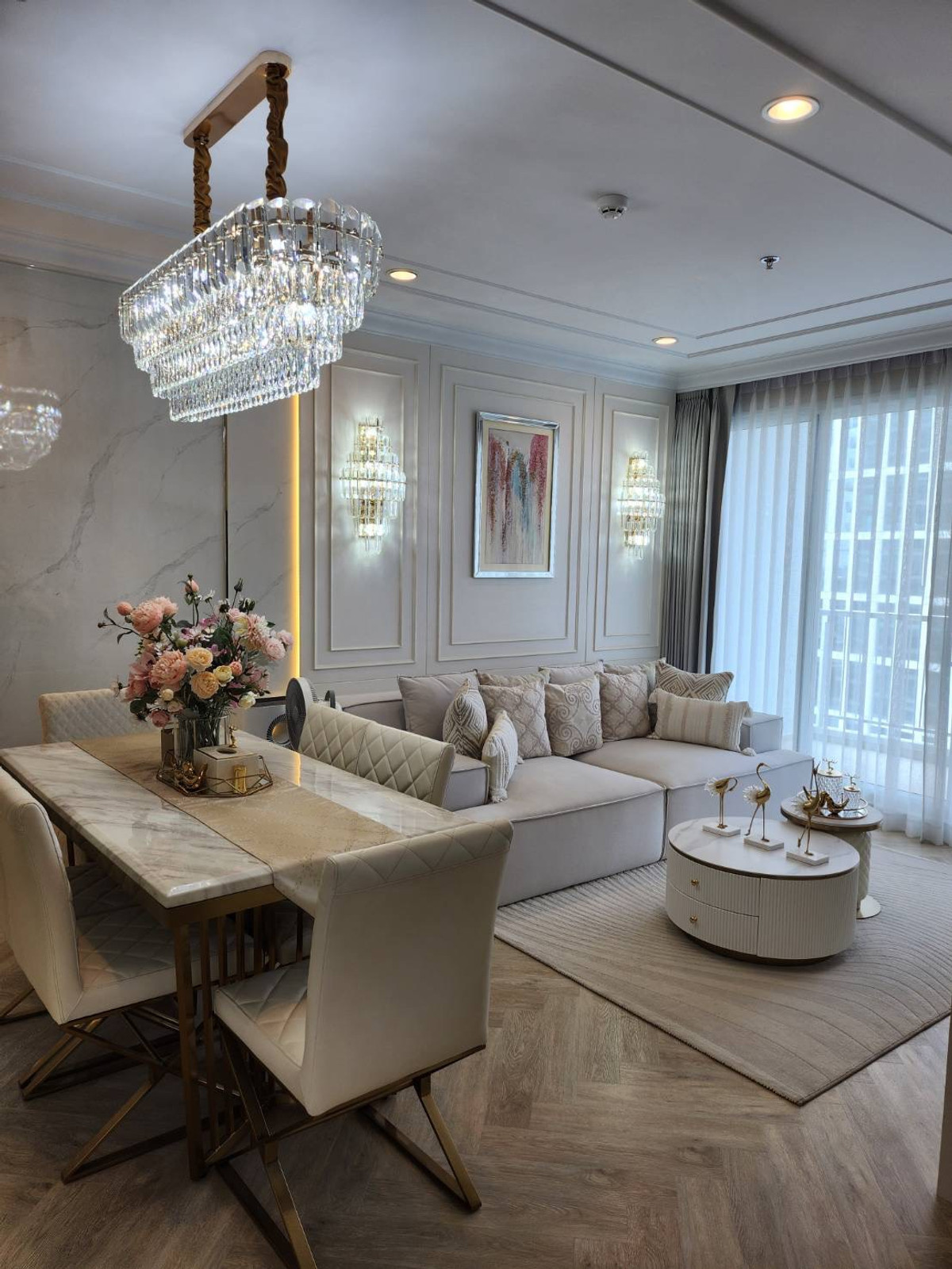 For SaleCondoRama3 (Riverside),Satupadit : Condo for sale Supalai Riva Grande Rama 3, high floor, beautiful view, 2 bedrooms, 75 sq m., ready to move in, 28th floor, fully furnished, good location.