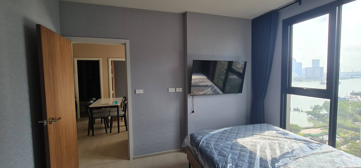 ให้เช่าคอนโดราษฎร์บูรณะ สุขสวัสดิ์ : ฺBest Deal!  2 Bed วิวแม่น้ำทุกมุม 🌊ห้องใหม่แกะกล่อง ชั้น 14 