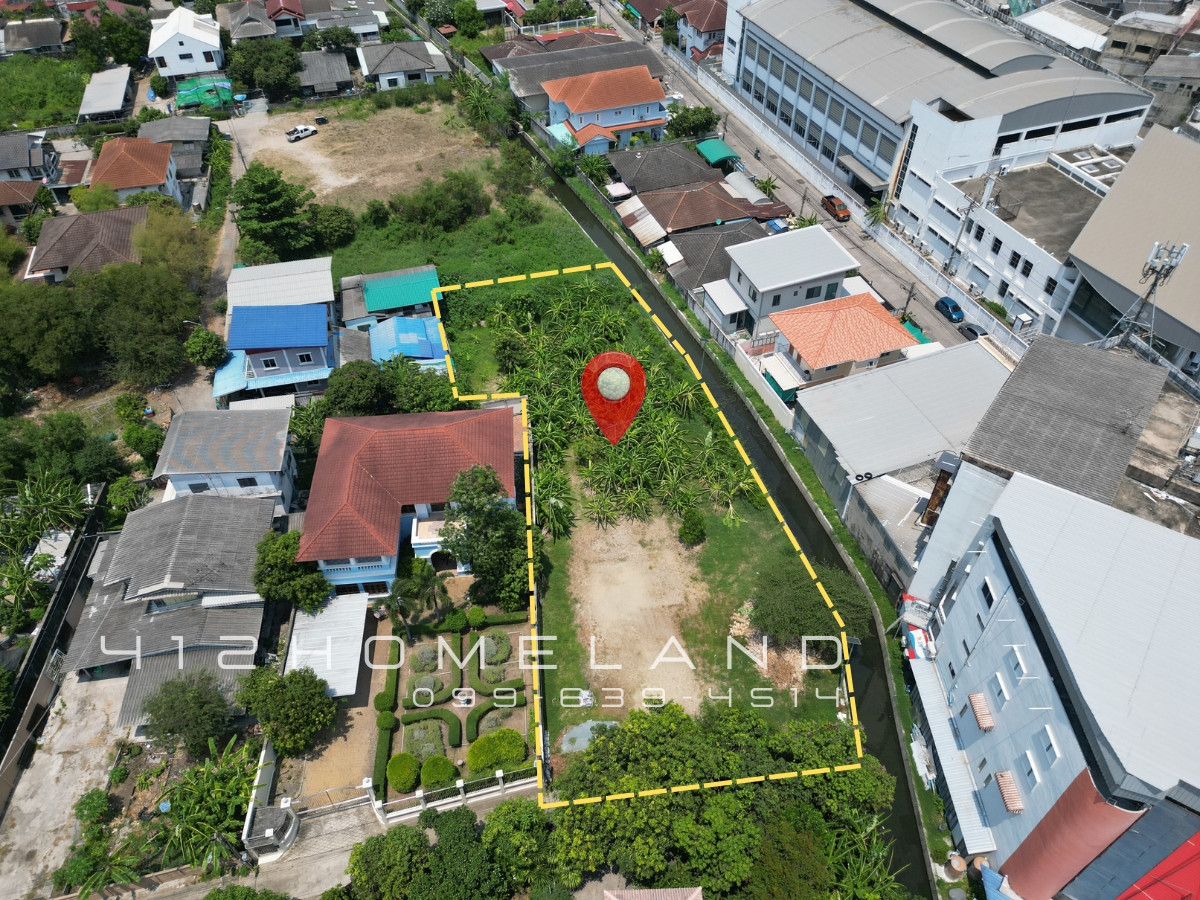 For SaleLandSamut Prakan,Samrong : Land for sale, 297 sq m., near Paknam Electricity Authority intersection. Suitable for building a house, office, home office, Mueang Samut Prakan District.
