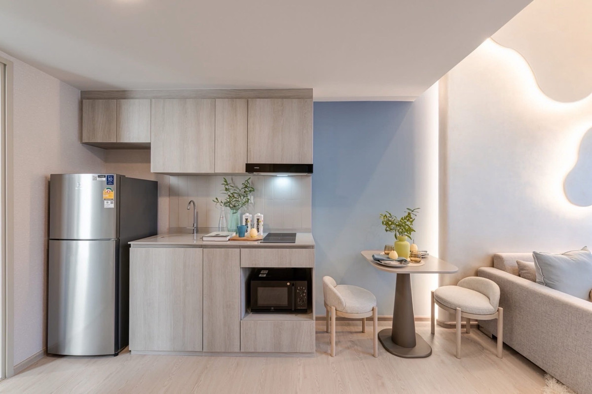 For SaleCondoKasetsart, Ratchayothin : 𝐂𝐎𝐁𝐄 Kaset-Sripatum, free down payment 𝐎 baht, light installments 𝟖,𝟗𝟎𝟎/month, new room, first hand, complete, ready to move in.