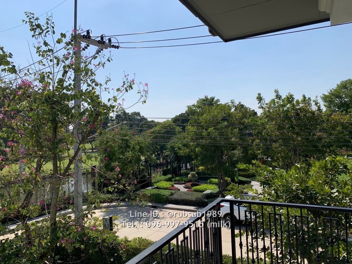 ให้เช่าบ้านปทุมธานี รังสิต ธรรมศาสตร์ : Salila🚩🏡 Setthasiri Pathum Thani 2 | ให้เช่า บ้านหรู วิวสนามกอล์ฟ ใกล้ SISB เดินทางง่าย