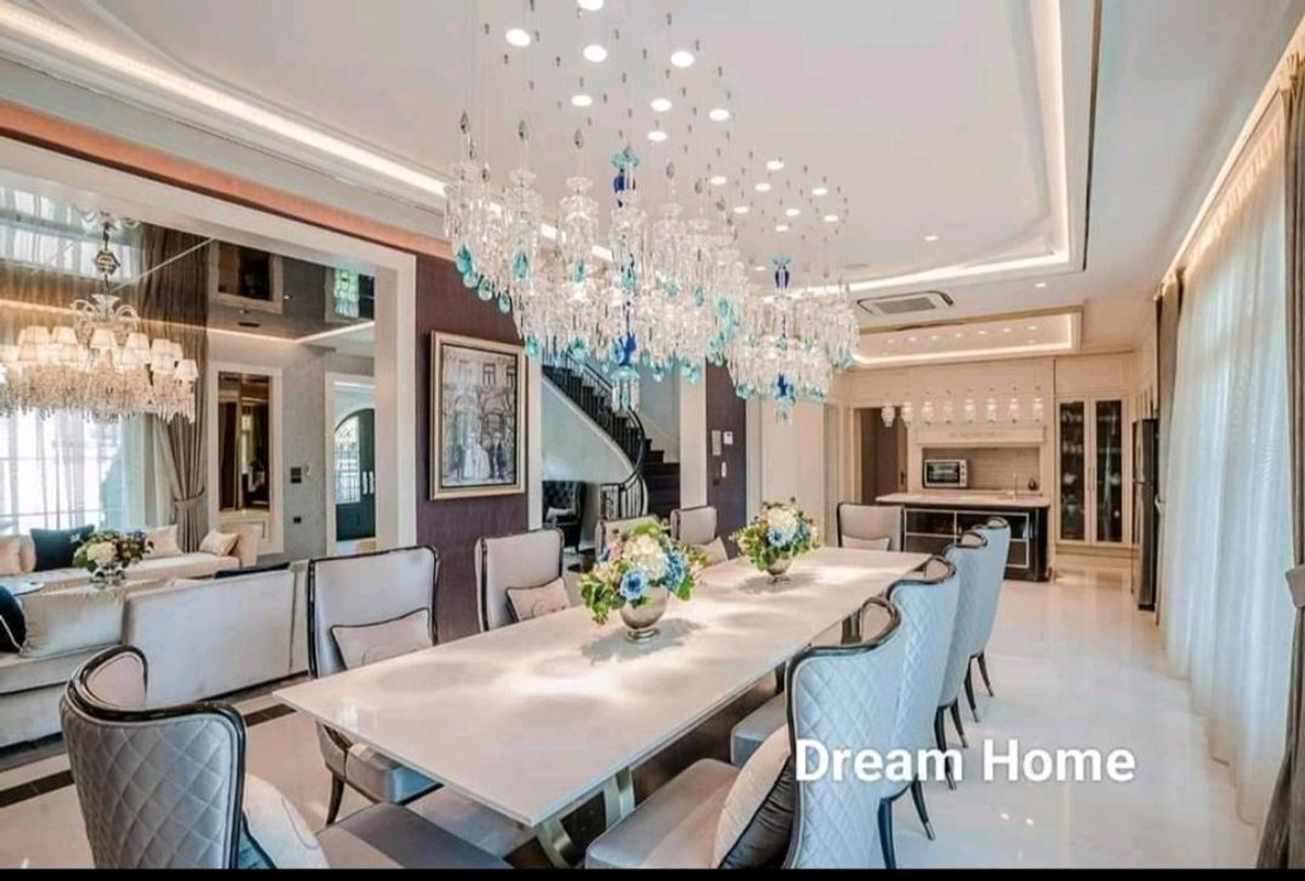 บ้านบางนา แบริ่ง ลาซาล : คฤหาสน์หรู 5 ห้องนอน นันทวัน บางนา กม.7 Tel: 083-966-3665