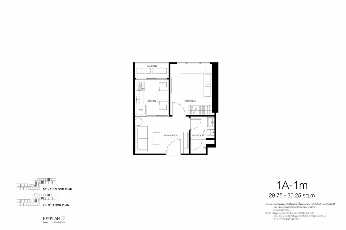 Sale DownCondoKhlongtoei, Kluaynamthai : 📢 Down payment sale – XELF By Sansiri 🏢 1 bedroom 29.75 sq m, price 2,990,000 baht 📞 Call / LINE : 097-262-6652