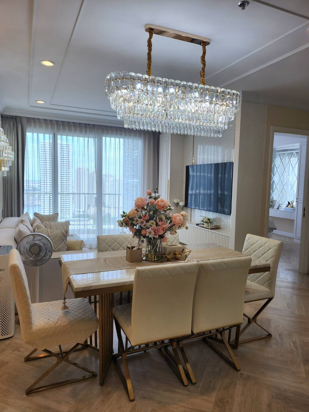 For SaleCondoRama3 (Riverside),Satupadit : Condo for sale Supalai Riva Grande Rama 3, high floor, beautiful view, 2 bedrooms, 75 sq m., ready to move in, 28th floor, fully furnished, good location.