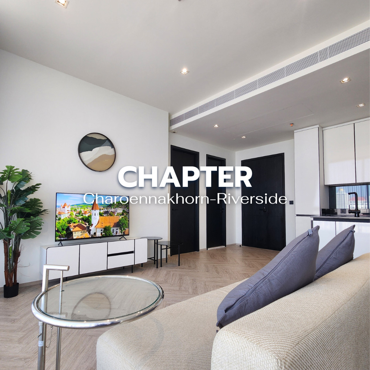 For RentCondoWongwianyai, Charoennakor : 🏙️ Condo for Rent at Chapter Charoennakhorn–Riverside with Chao Phraya River View. Great atmosphere, located just 790 meters from BTS Krung Thon Buri.