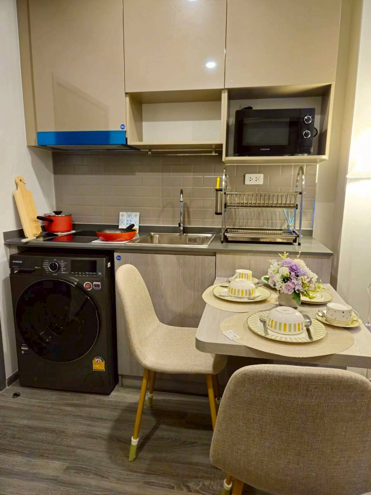 ให้เช่าคอนโดเสรีไทย-นิด้า : ✅ IDRL136 ✅ Line : @p2nproperty