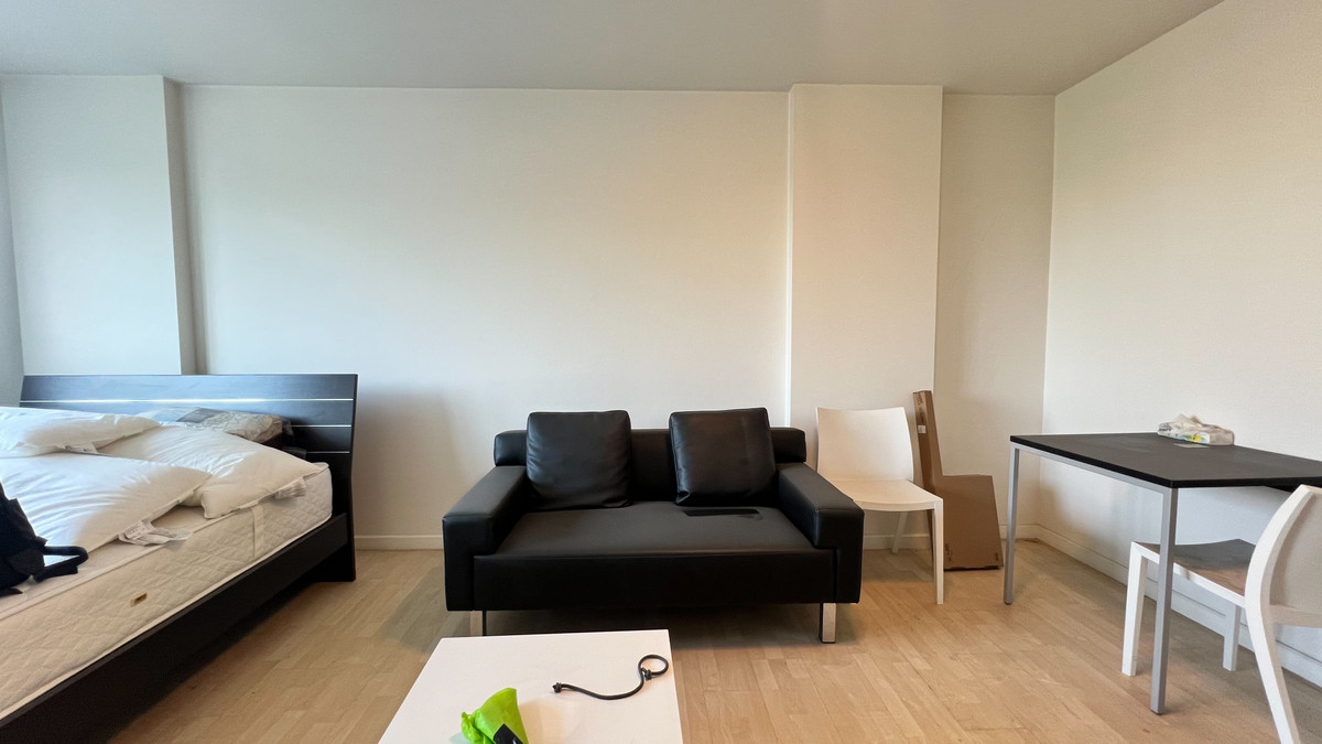 For SaleCondoNawamin, Ramindra : 🔥 Urgent sale! D Condo Ramintra 🔥 Empty room, good condition, 31 sq m. Decorate the room to your style!✨