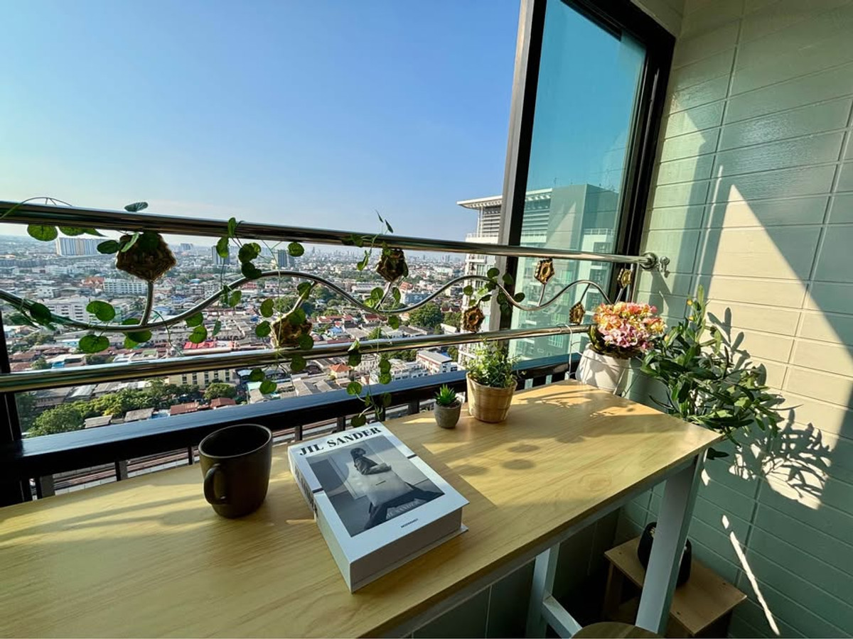 For RentCondoThaphra, Talat Phlu, Wutthakat : 🌲✨2 bedrooms, Ideo Sathon -Thaphra- Condo for rent, newly decorated, minimal style, super cute,  BTS Pho Nimit 