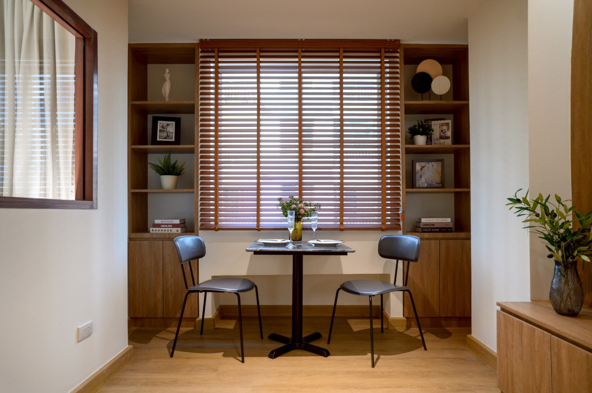 ขายคอนโดบางนา แบริ่ง ลาซาล : K-6852 🔥🔥 ห้องสวย รีโนเวทใหม่ เฟอร์นิเจอร์บิ้วอิน กั้นห้องเป็นสัดส่วน ขายด่วน ! คอนโด Parkland บางนา พร้อมอยู่