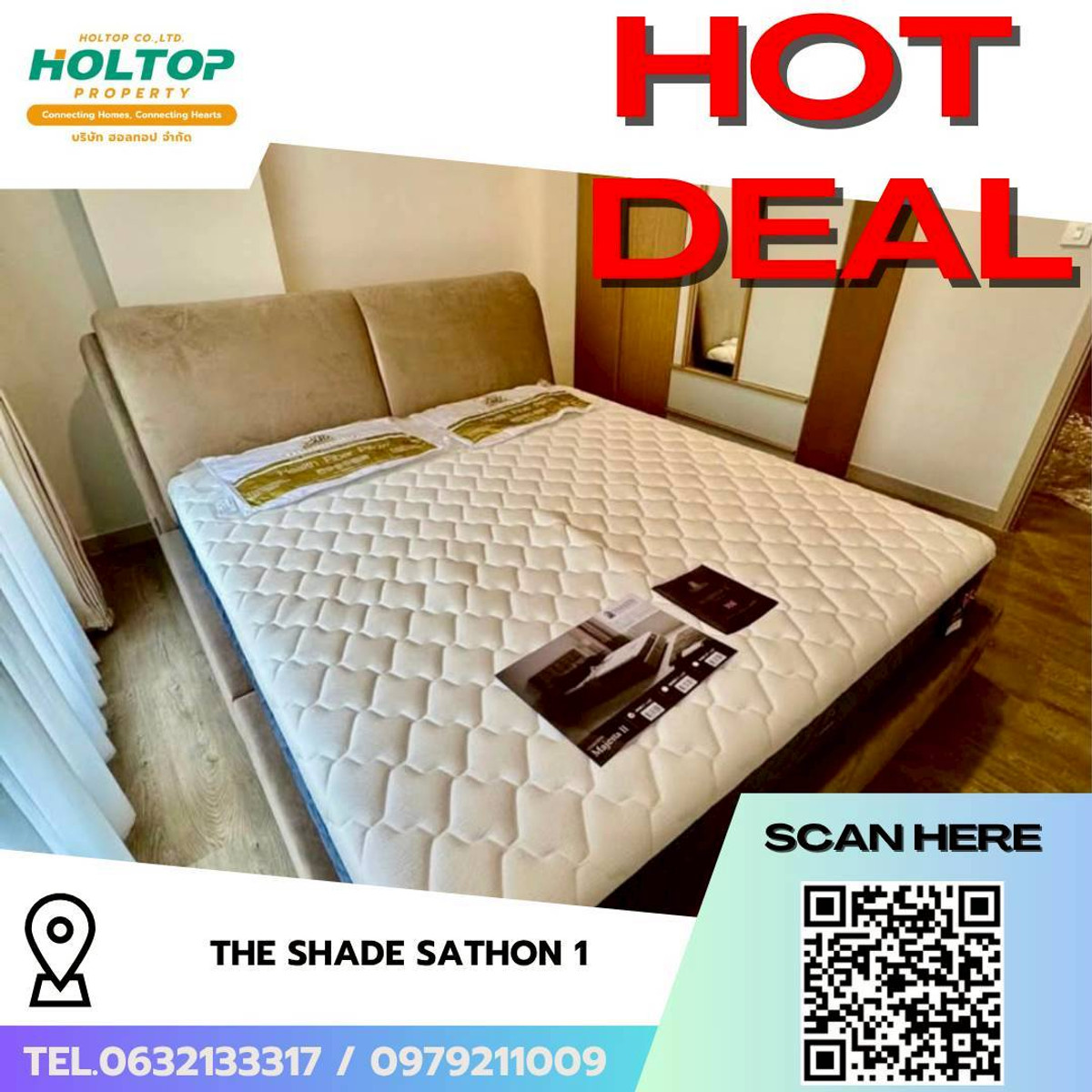 For RentCondoSathorn, Narathiwat : #L271🎉 50469 Condo for rent The SHADE Sathon 1 (รหัสเดิมS2885)