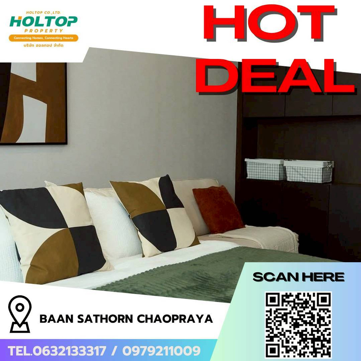 For RentCondoSathorn, Narathiwat : #L239🎉 40469 Condo for rent Baan Sathorn Chaopraya  