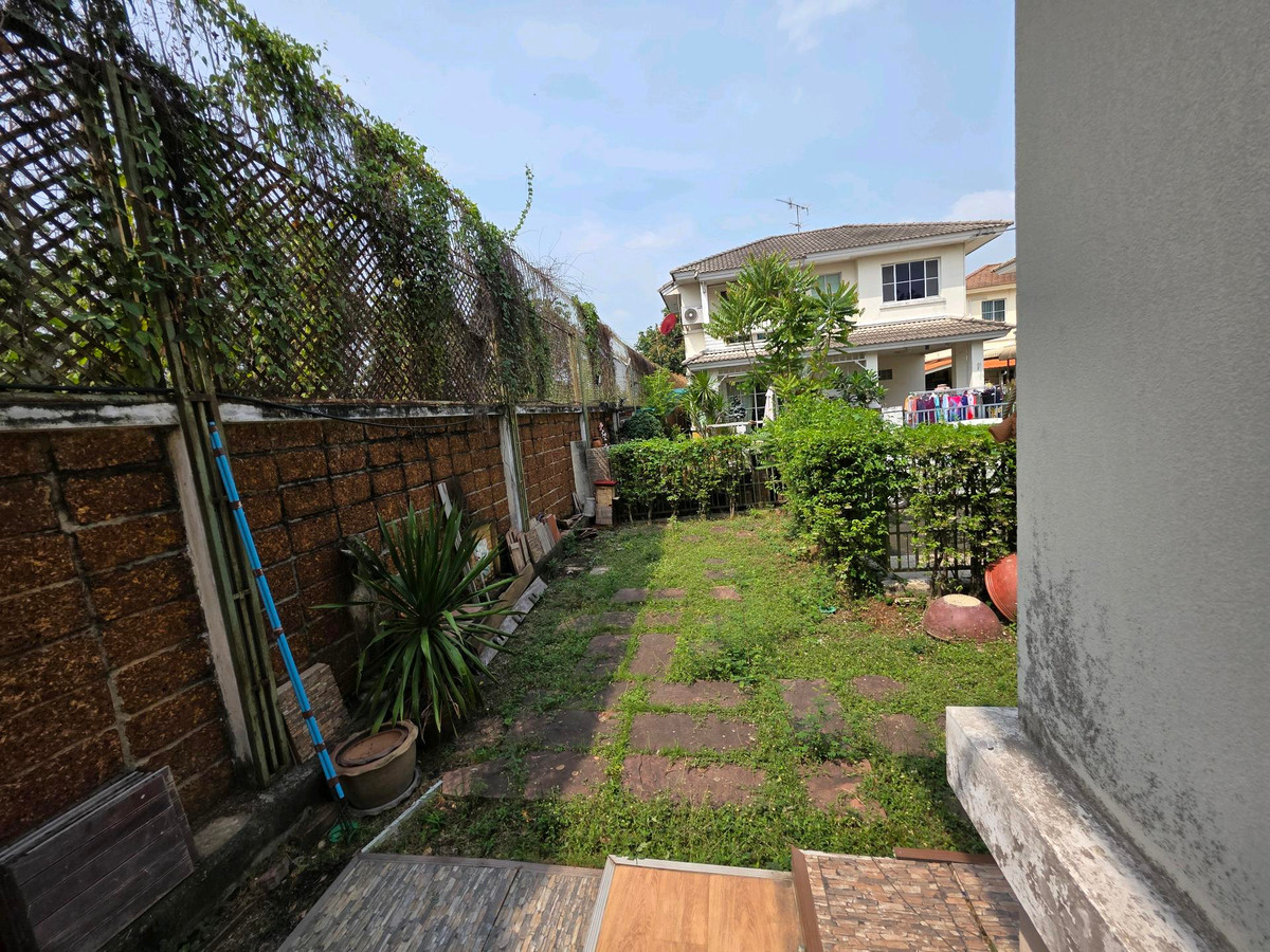 For SaleHousePathum Thani,Rangsit, Thammasat : 2-storey detached house for sale, 55 sq m, Chaiyaphruek Village 2, Tiwanon - Wongwaen, get a corner house, best price.