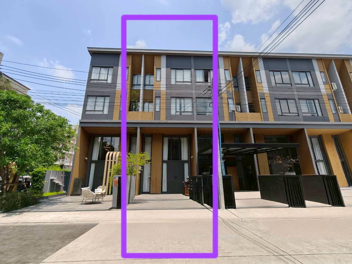 For SaleTownhomeNawamin, Ramindra : Patio Village Ramindra-Watcharaphon, Watcharaphon Road, Tha Raeng Subdistrict, Bang Khen District, Bangkok