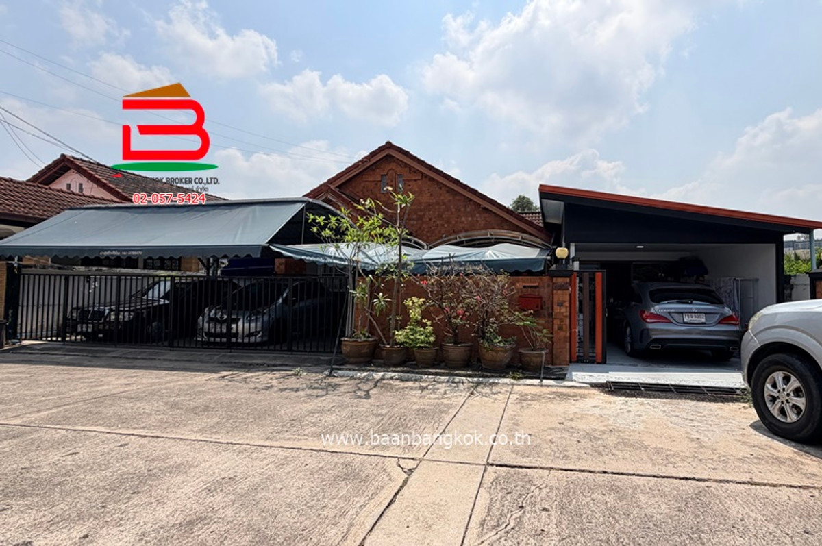For SaleHouseKasetsart, Ratchayothin : One-story detached house, Sodsai Village (near BTS Phahon Yothin 59 station), area 63.4 sq m., Phahon Yothin Road, Khlong Thanon Subdistrict, Bang Khen District.