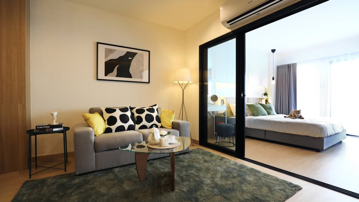 ขายคอนโดพัฒนาการ ศรีนครินทร์ : 🚆150 ม. จาก MRT ศรีนครินทร์ 💫The Trio Garden