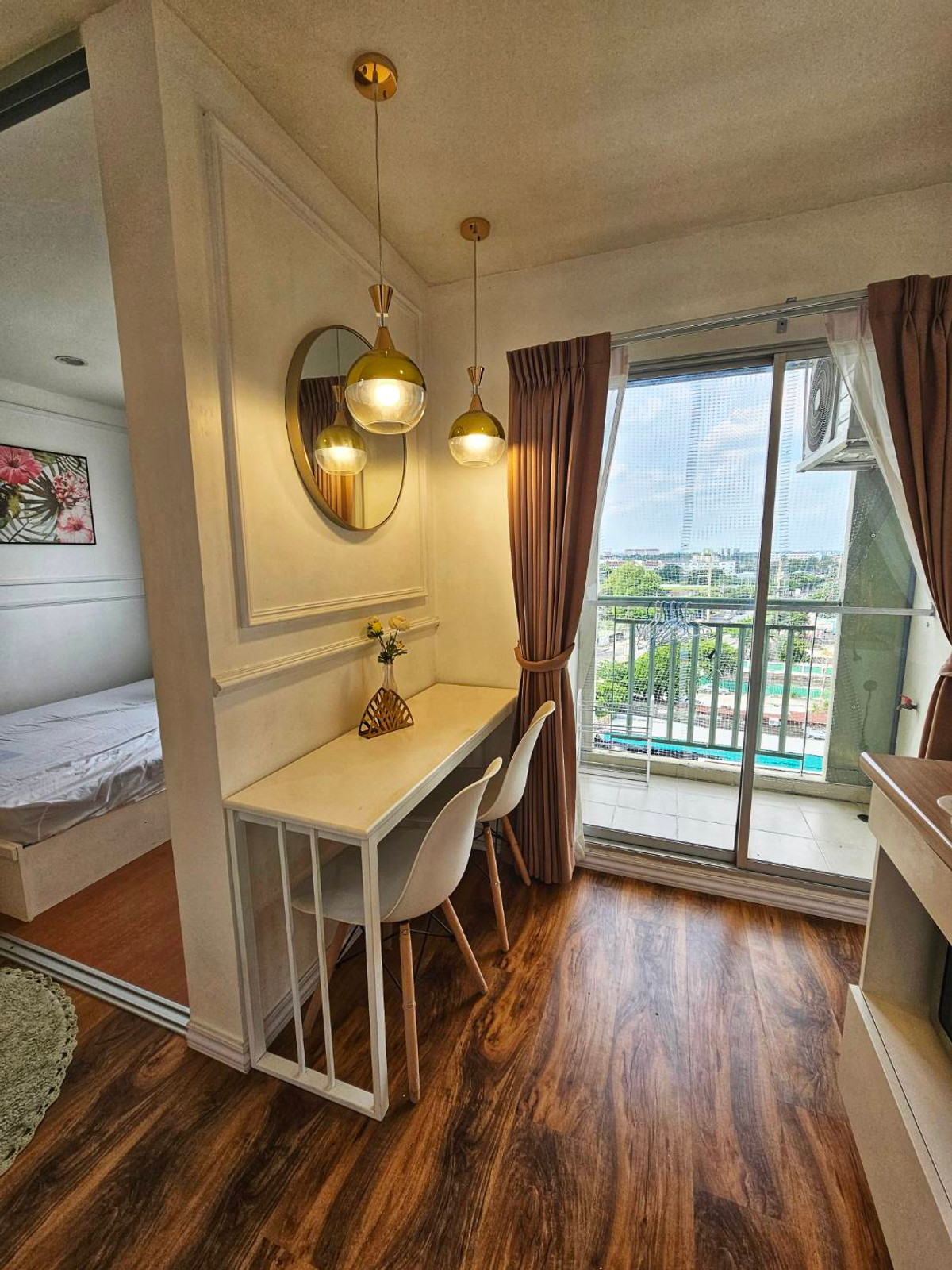 For RentCondoSeri Thai, Ramkhamhaeng Nida : Condo for rent, available, ready to move in Lumpini Condo Town Nida-Serithai☎️Line: 0883894733