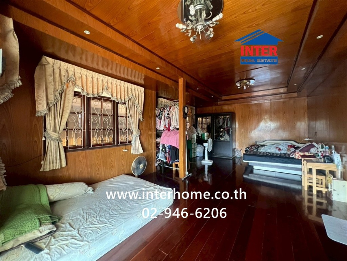 For SaleHouseNonthaburi, Bang Yai, Bangbuathong : 2-story detached house, 113 sq m. Detached house, Soi Wat Som Kliang. Near Phra Pin Market 3 Kanchanaphisek Road, Road 3016 (Pracha Uthit), Bang Yai, Nonthaburi