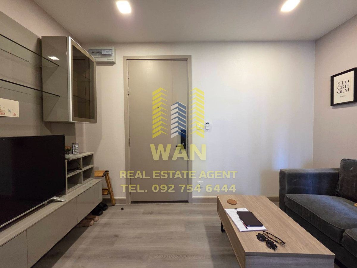 ให้เช่าคอนโดรัตนาธิเบศร์ สนามบินน้ำ พระนั่งเกล้า : ให้เช่า politan breeze ชั้น 2 ขนาด 30 ตร.ม. ริมแม่น้ำเจ้าพระยา แต่งสวยครบพร้อมอยู่ราคาประหยัด